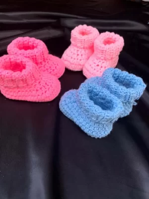Soft Handmade Baby Booties