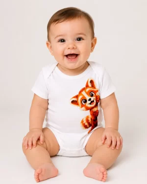 Castino® Peekaboo Tino Baby Bodysuit – 100% Cotton