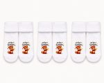 Castino® My Mum Is My Superstar Baby Socks Set – 3 Pack | Tina Red Panda Design